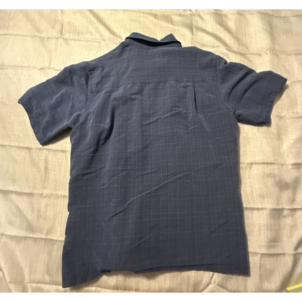 5.11 Tactical Shirt Mens Medium Plaid Blue Snap Up Lined  Short Sleeve 511 - Picture 6 of 9